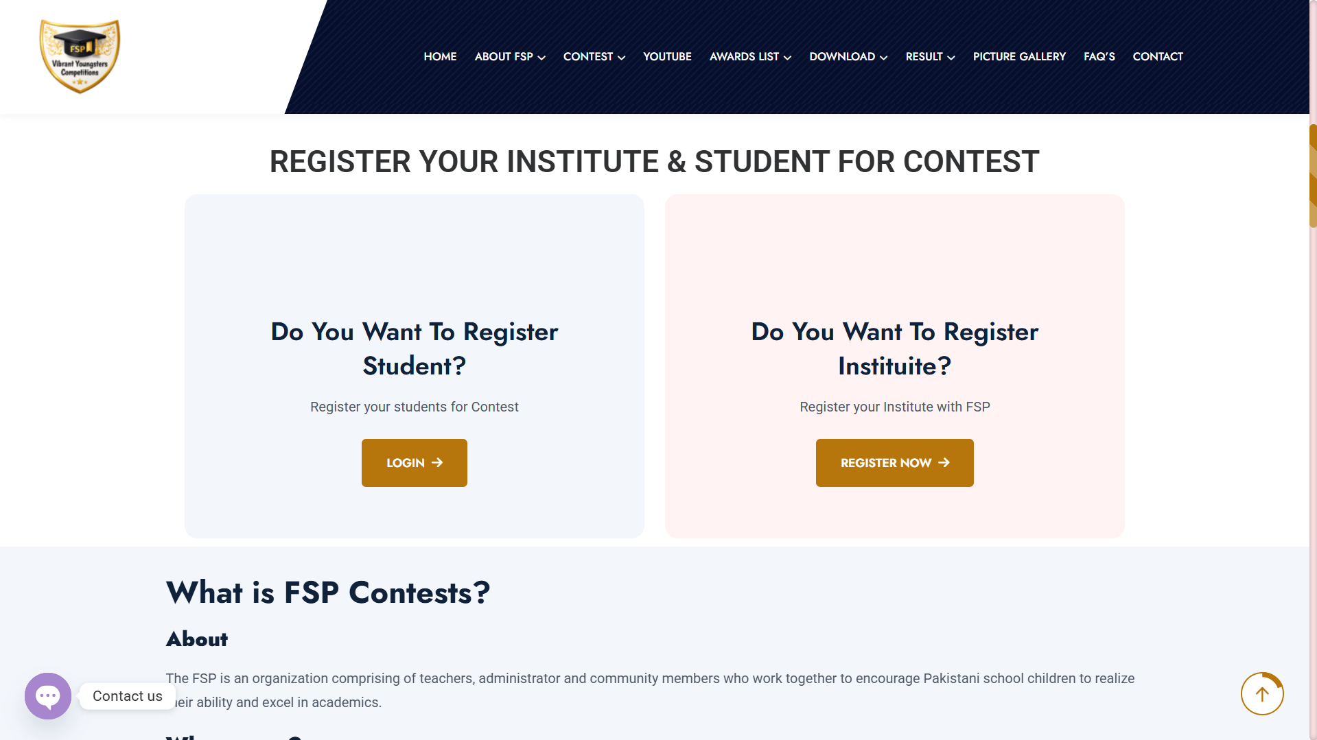 FSP Program Website – Modern Freelancing Platform