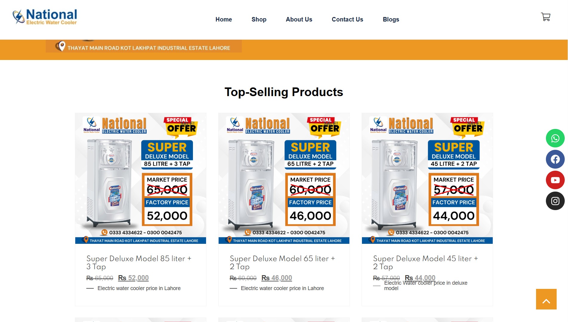 National Electric Water Cooler Website – Water Cooling Solutions